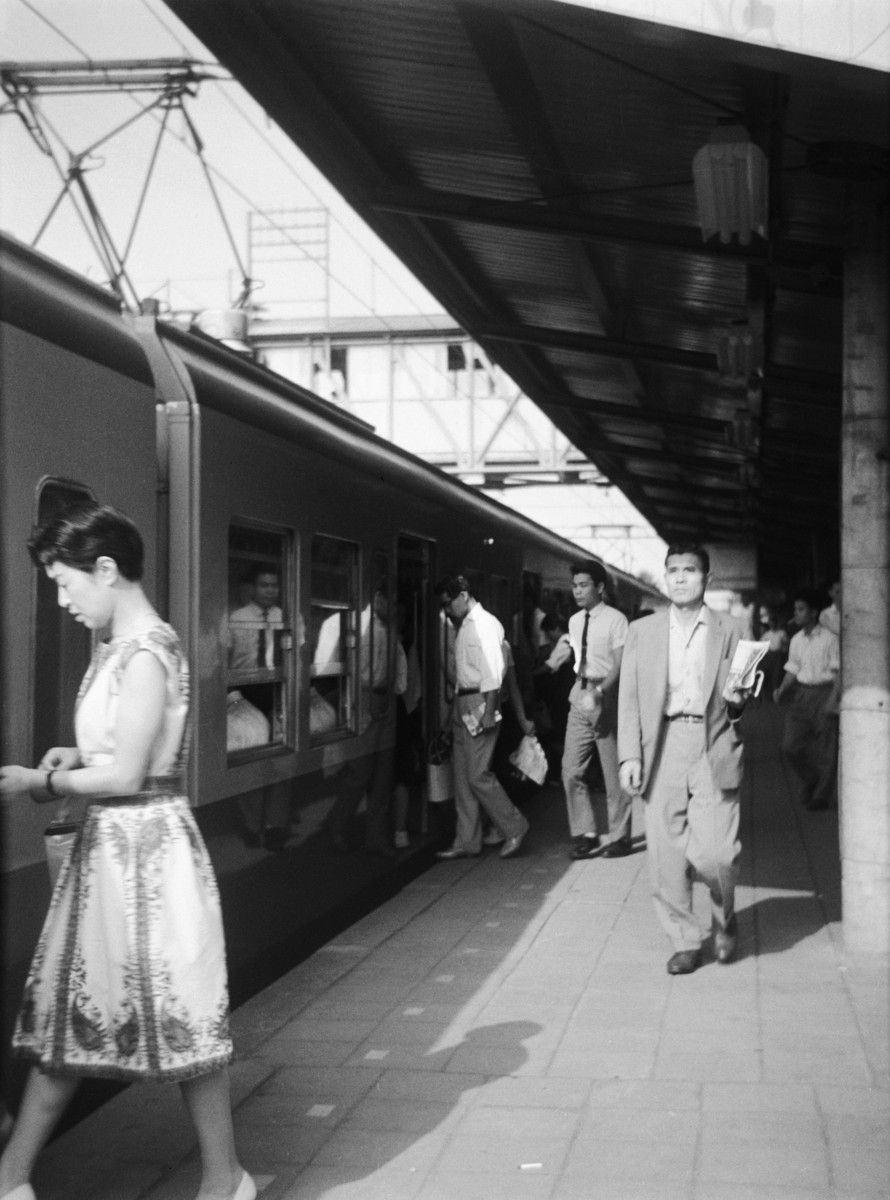 経堂駅（昭和３６年７月１５日）