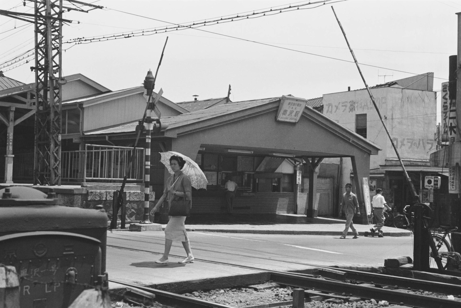 東急目蒲線奥沢駅踏切