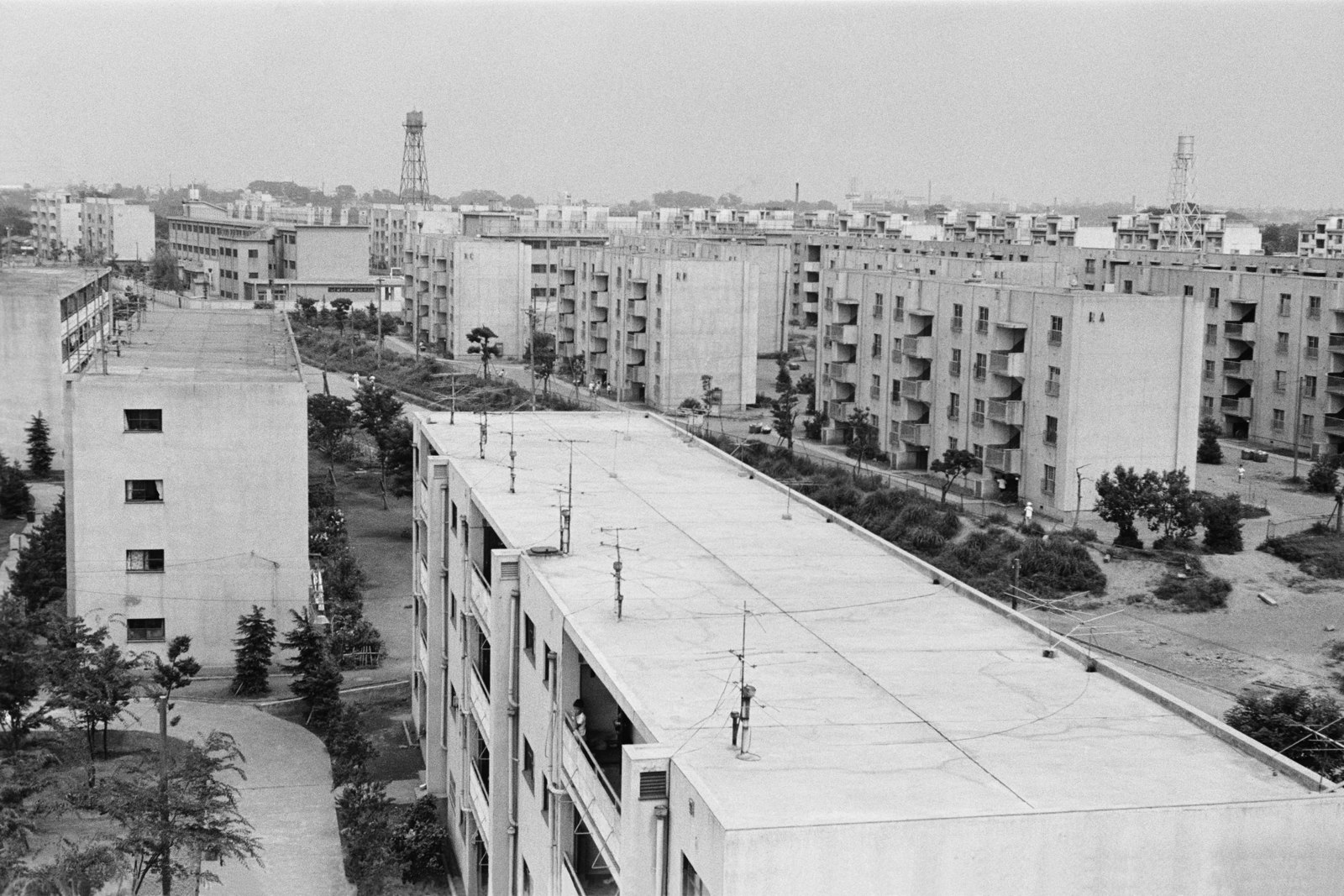 池尻団地（給水塔より）